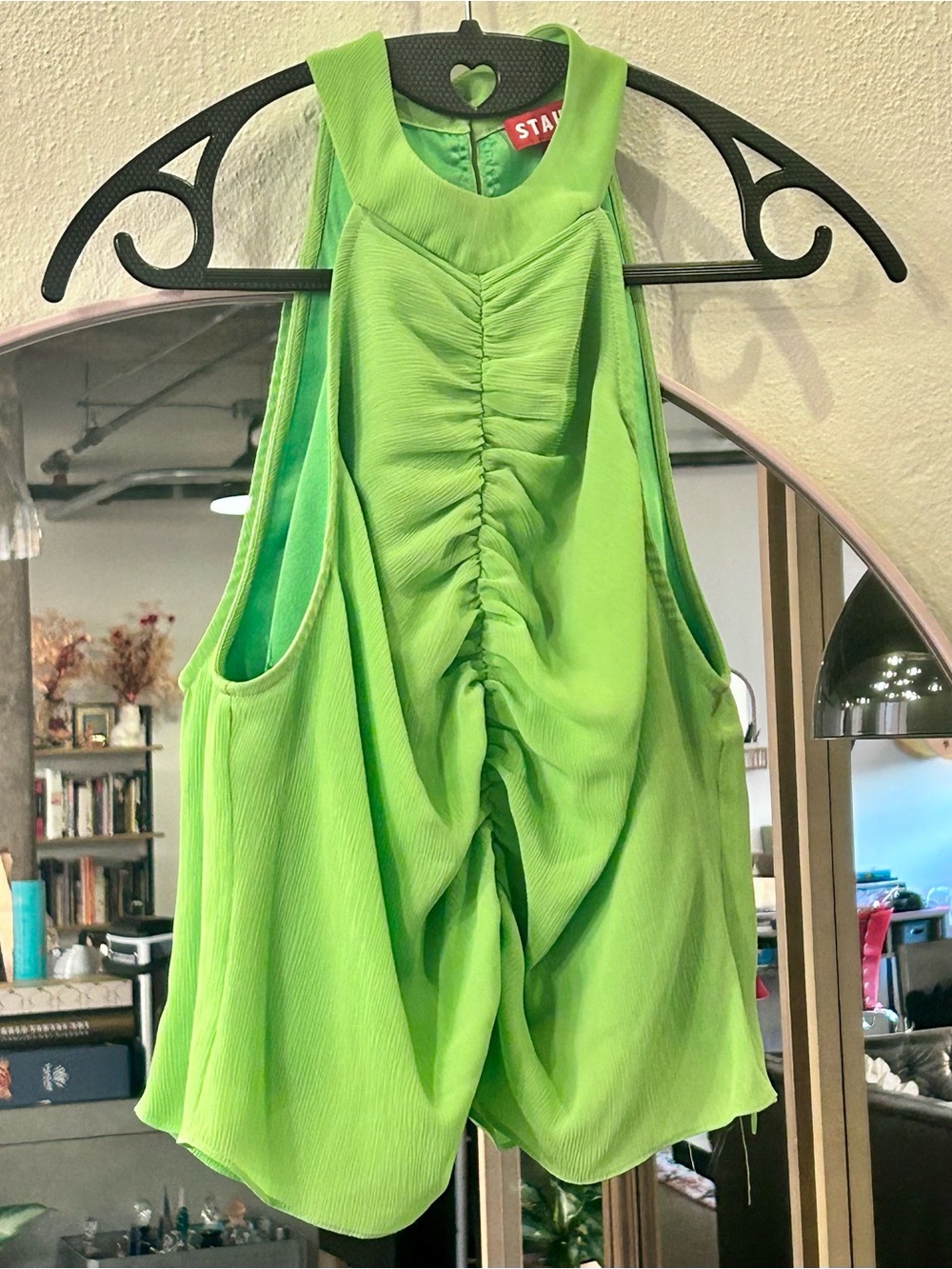 STAUD Key Lime Talia Top sz US 8 / M